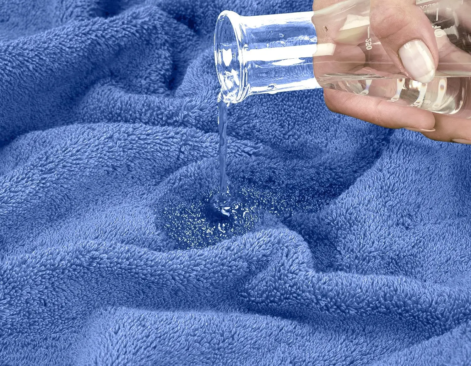 Oakias Premium Towel Set 600 GSM 6 Piece Blue - 100% Ring Spun Cotton Highly Absorbent Towels Set - Super Soft Bathroom Towel Set - Hotel Quality Double Stitched Hem - Ideal for Hotels, Spa, Gyms