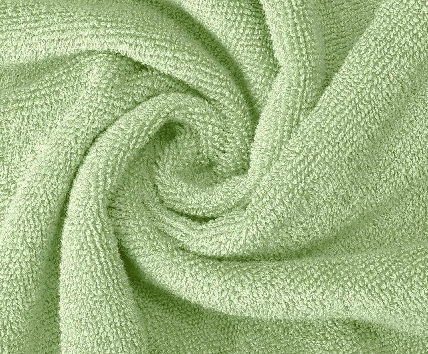 Oakias Premium Towel Set 600 GSM 6 Piece Green - 100% Ring Spun Cotton Highly Absorbent Towels Set - Super Soft Bathroom Towel Set - Hotel Quality Double Stitched Hem - Ideal for Hotels, Spa, Gyms