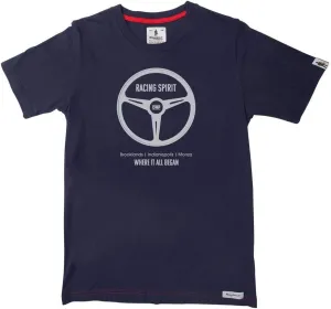 OMP Racing Spirit Where-it-All-Began Tee (Size: Small, Navy)