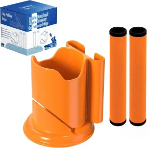 Paddle Board and Kayak Cup Holder, Paddle Grips, Paddle Board and Kayak Accessories Kit (Orange)