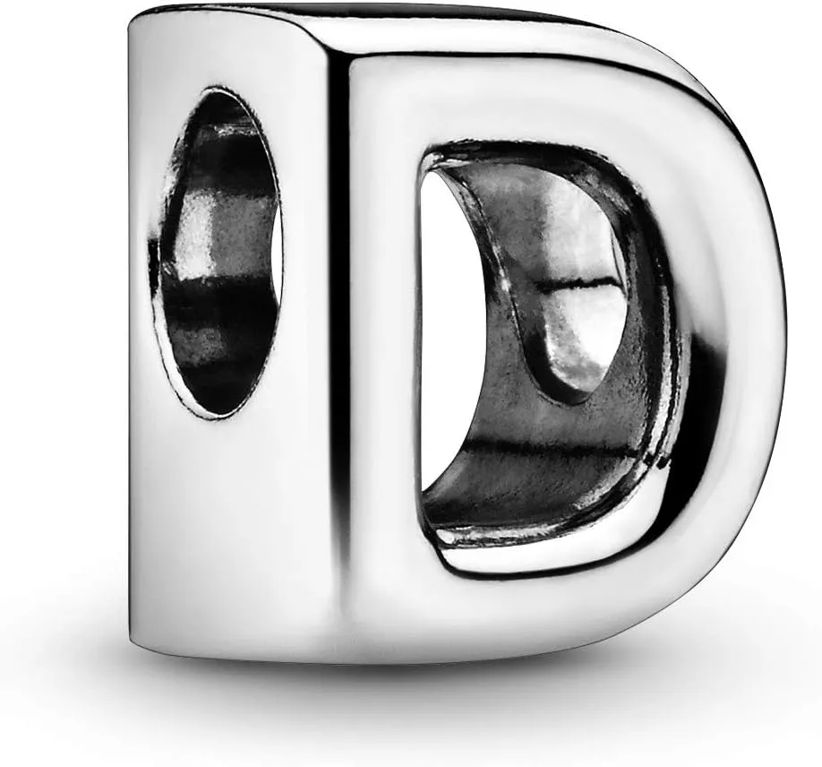 Pandora Alphabet Charm - Compatible Moments - Gift for Her - Made with Sterling Silver - with Gift Box
