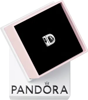 Pandora Alphabet Charm - Compatible Moments - Gift for Her - Made with Sterling Silver - with Gift Box