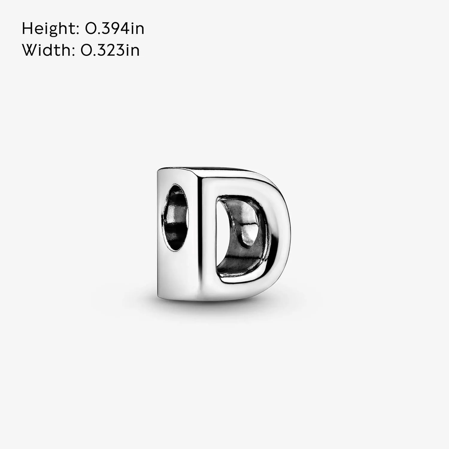 Pandora Alphabet Charm - Compatible Moments - Gift for Her - Made with Sterling Silver - with Gift Box