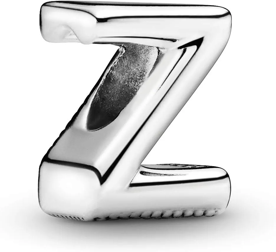 Pandora Alphabet Charm - Compatible Moments - Gift for Her - Made with Sterling Silver - with Gift Box