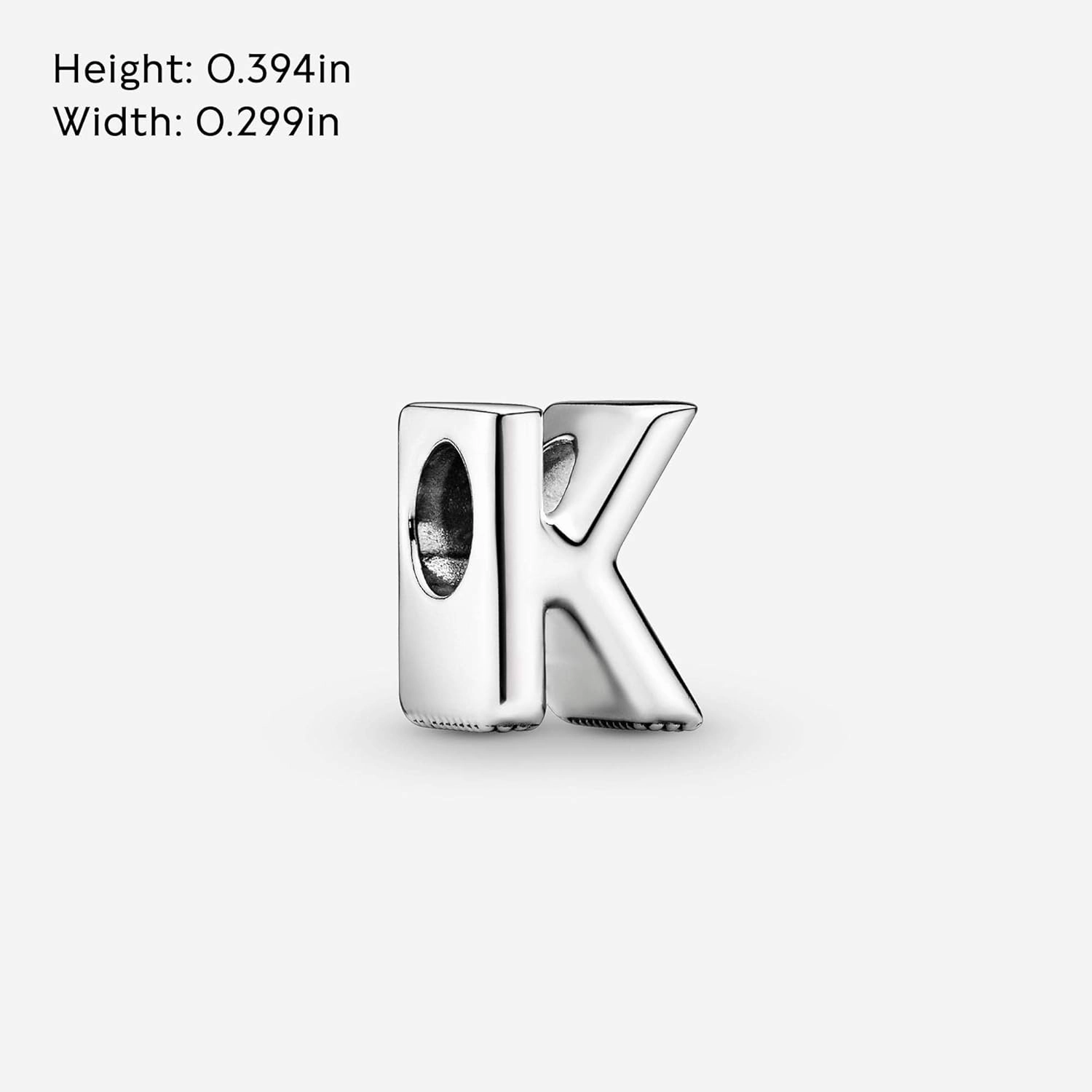 Pandora Alphabet Charm - Compatible Moments - Gift for Her - Made with Sterling Silver - with Gift Box