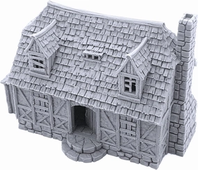 Perfectly Normal House by Printable Scenery, 3D Printed Tabletop RPG Scenery and Wargame Terrain 28mm Miniatures