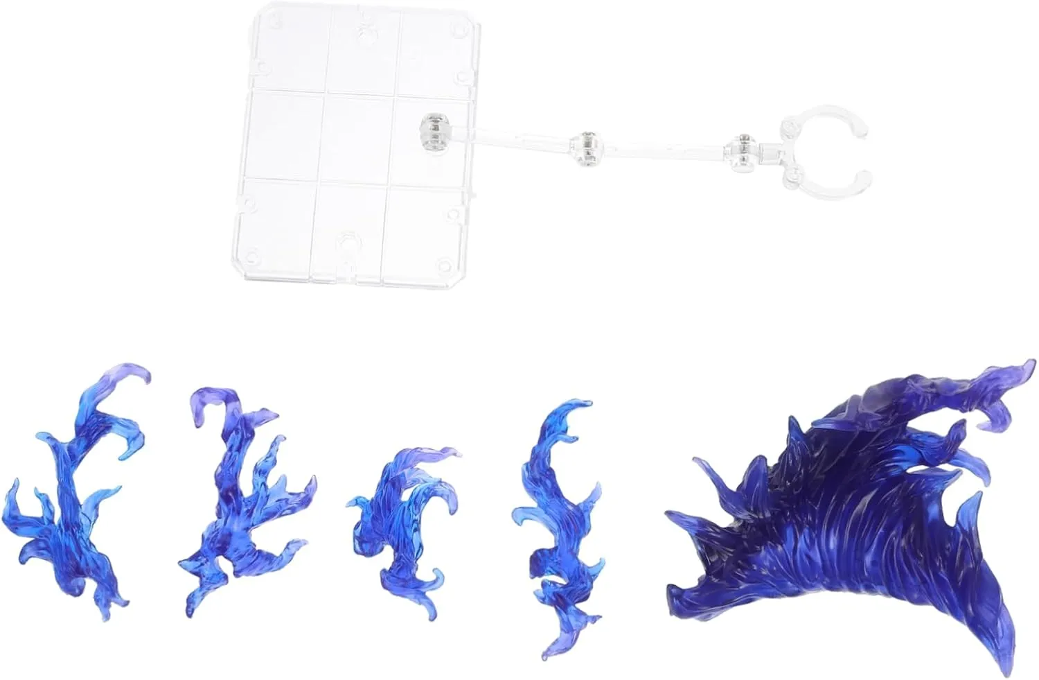 Plastic Action Figure Stand Flame Special Effects Bracket Doll Model Support Stand for Action Figures
