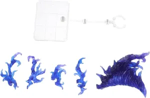 Plastic Action Figure Stand Flame Special Effects Bracket Doll Model Support Stand for Action Figures