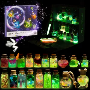 Potion Kits for Kids, 21 Potion Bottles Magic Set, Easter Gifts Decorations Ornaments Garden Art Crafts Birthday Toys for Girls and Boys 6 7 8 9 10 11 12 Years Old Families Party Indoor Outdoor