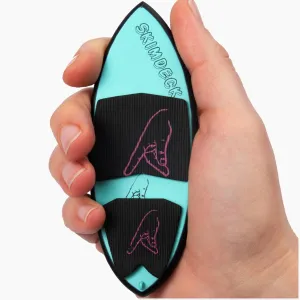 Professional Floating Finger Board Surf Skim Board for Fingers (Blue/Black)