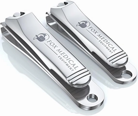 Professional Nail Clippers Set – Stainless Steel Fingernail & Toenail Clippers for Men, Women & Seniors – Ultra-Sharp Precision, Ergonomic Comfort & Medical-Grade Quality
