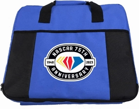 R and R Imports NASCAR 75 Year Anniversary Officially Licensed Deluxe Seat Cushion (Blue)