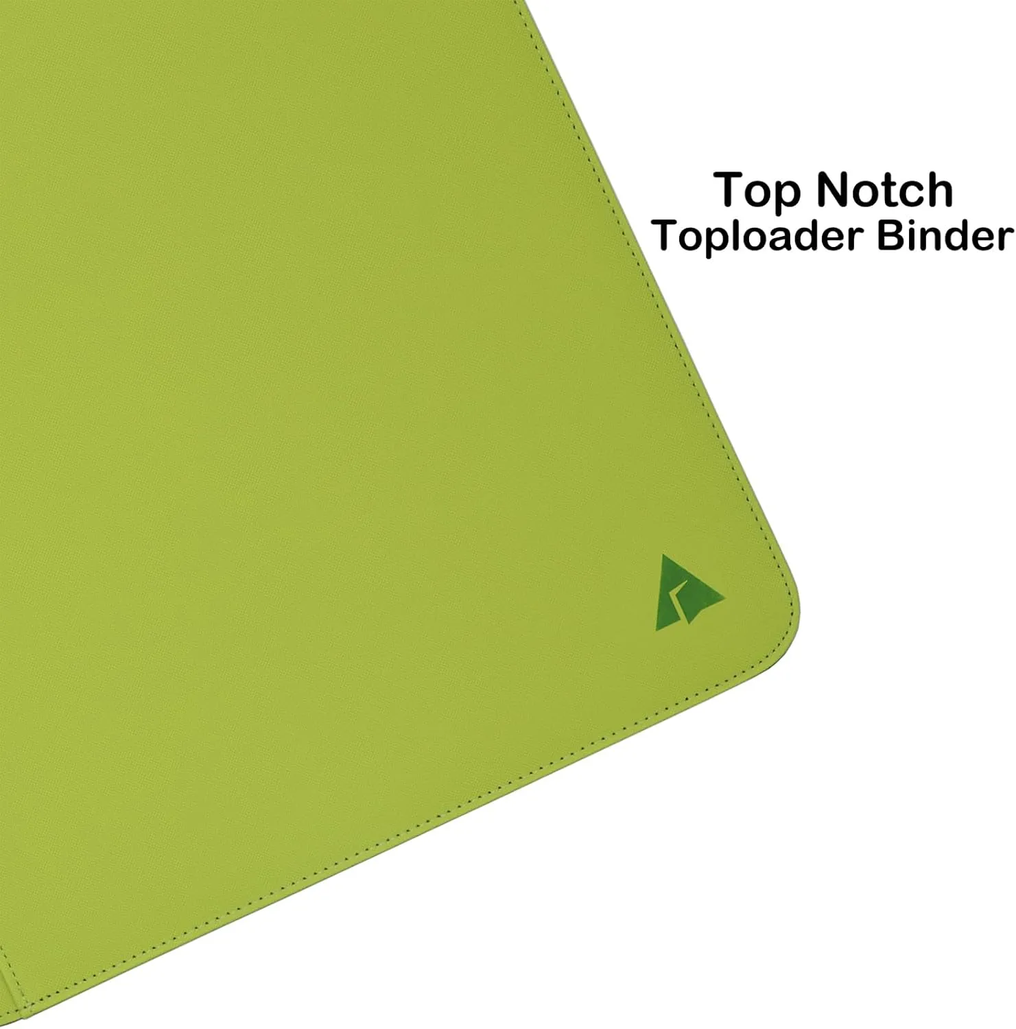 Rayvol 16-Pocket Toploader Binder, Holds 512 Toploaders 16 Pocket Top Loader Card Storage Case, 500   Ringless Double-Sided Pockets for Cards in 3 x 4'' Toploaders -Grass Green