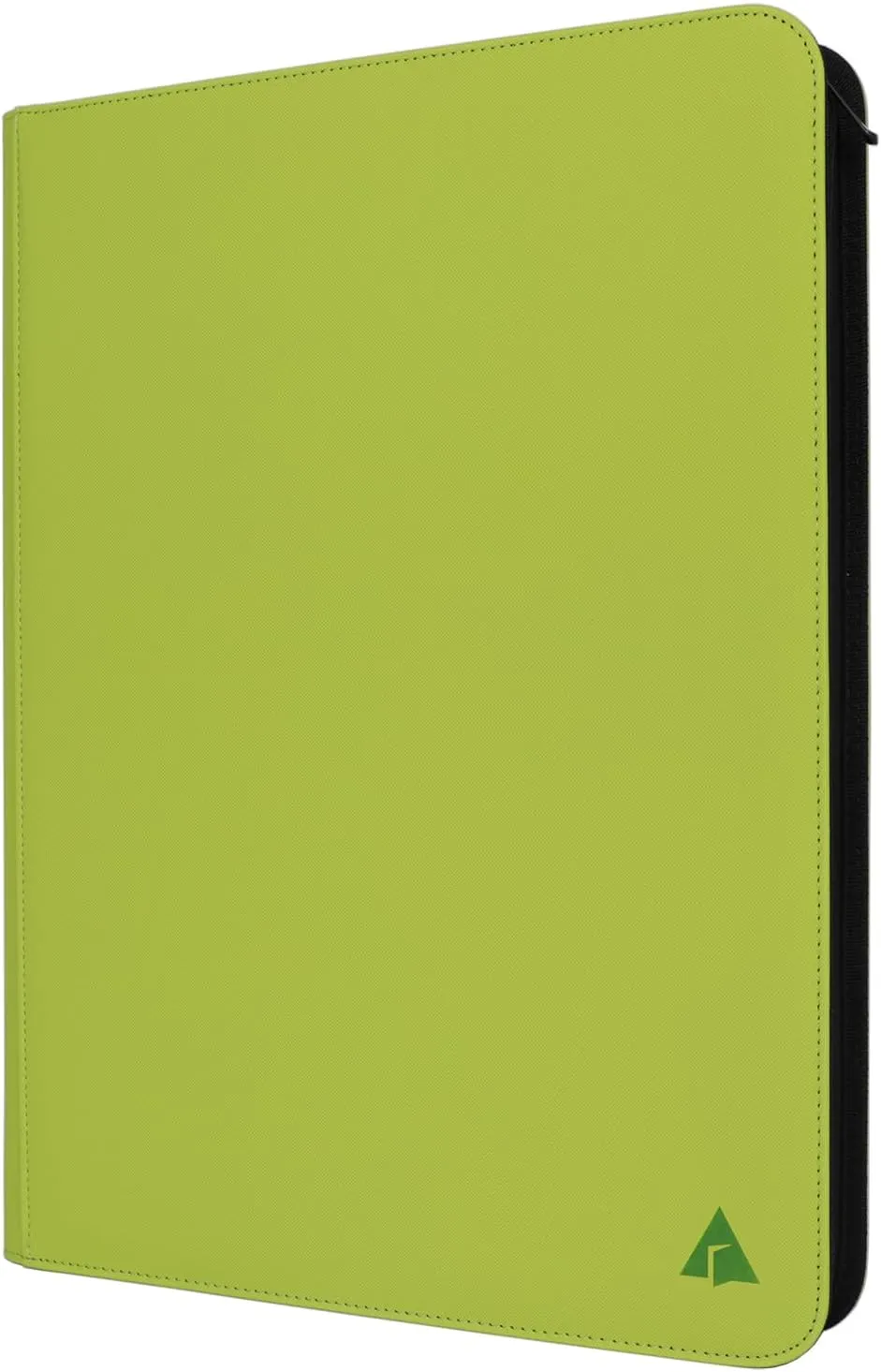 Rayvol 16-Pocket Toploader Binder, Holds 512 Toploaders 16 Pocket Top Loader Card Storage Case, 500   Ringless Double-Sided Pockets for Cards in 3 x 4'' Toploaders -Grass Green
