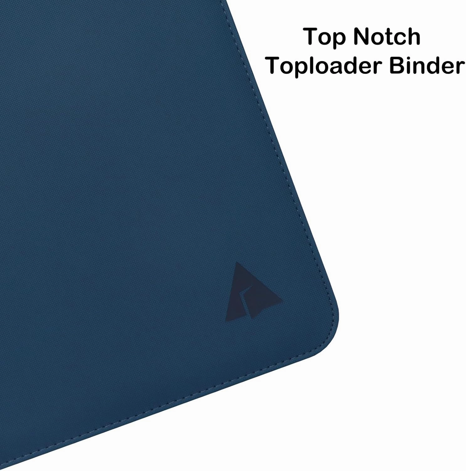 Rayvol 12-Pocket Toploader Binder, Holds 432 Toploaders 12 Pocket Top Loader Card Storage Case, 400   Ringless Double-Sided Pockets for Cards in 3 x 4'' Toploaders -Nightblue