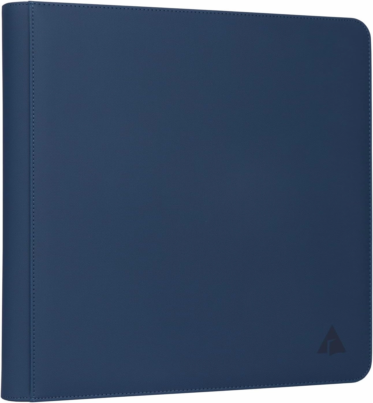 Rayvol 12-Pocket Toploader Binder, Holds 432 Toploaders 12 Pocket Top Loader Card Storage Case, 400   Ringless Double-Sided Pockets for Cards in 3 x 4'' Toploaders -Nightblue