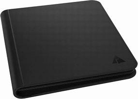 Rayvol Premium 12-Pocket 720 Card Binder, Ringless Trading Card Album Folder - Side Loading UltraSonic-12720 Tech Zip Binder for TCG -Black