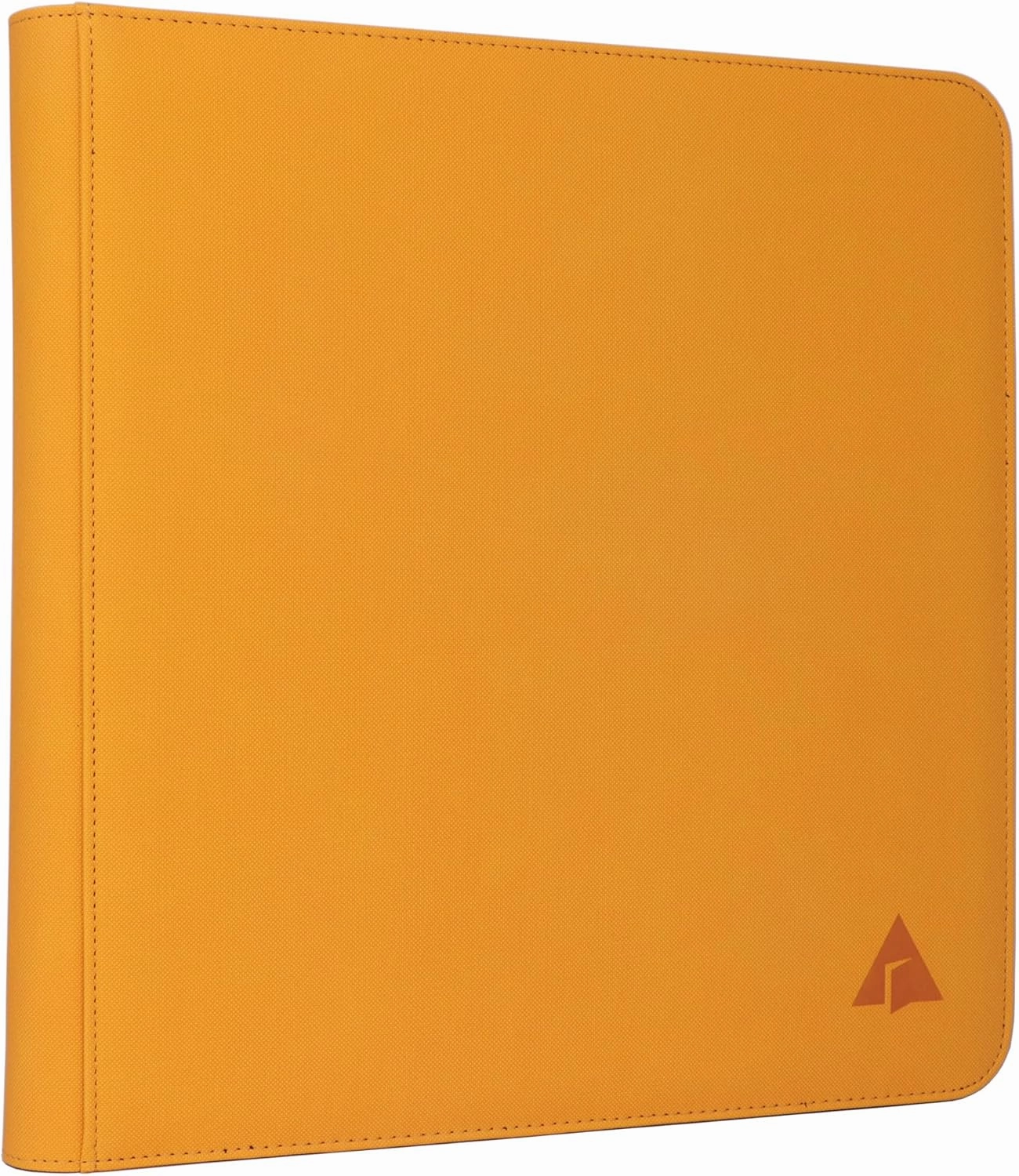 Rayvol Premium 12-Pocket Binder - Fits 1104 Trading Cards, Side Loading Ringless Collection Album for TCG & Sports Cards - Yellow