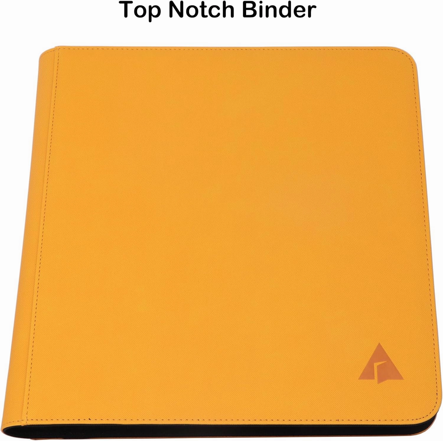 Rayvol Premium 12-Pocket Binder - Fits 1104 Trading Cards, Side Loading Ringless Collection Album for TCG & Sports Cards - Yellow