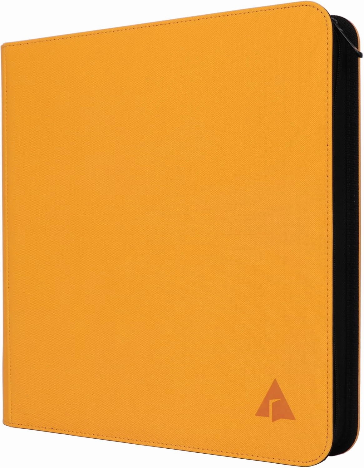 Rayvol Premium 12-Pocket Binder - Fits 1104 Trading Cards, Side Loading Ringless Collection Album for TCG & Sports Cards - Yellow