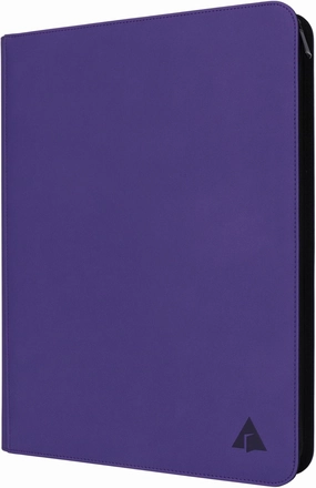 Rayvol Premium 16-Pocket Card Binder - Fits 1408 Trading Cards, Side Loading Ringless Card Collection Album for TCG -Violet