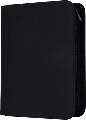 Rayvol Premium 4 Pocket Card Binder, Fits 368 Trading Cards Ringless Trading Card Album Side Loading Pockets with ZIp for TCG