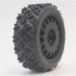 RC Tyre Set for HSP for HPI for Kyosho for Sakura for Tamiya for Yokomo 4pcs 1/10 Soft Rubber Tire Touring Car Tire 1/10 for Rally Tire(21105)