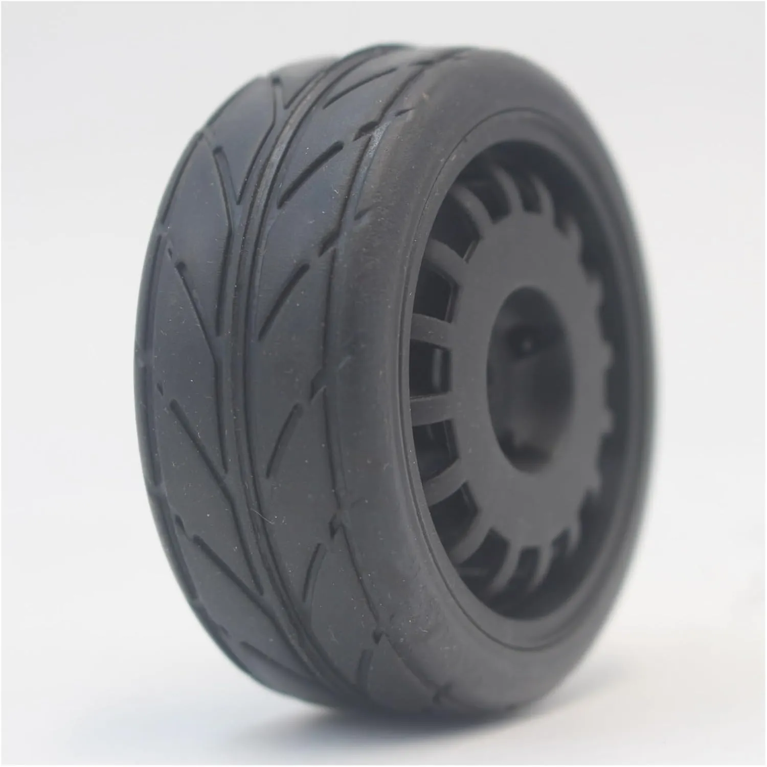 Rc Wheel Rim Tire for HSP for HPI for Kyosho for Sakura for Tamiya for Yokomo 4pcs 1/10 Soft Rubber Tire Touring Car Tire 1/10 for Rally Tire(21010)