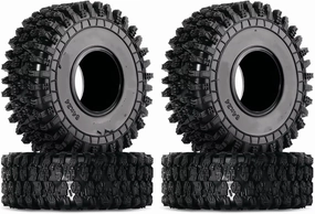 RC Accessory Compatible with Axial for SCX24 for FMS FCX24 AX24 T1011 1/18 1/24 RC Crawler Car for Super Soft Sticky 1.0 Crawler Tires 64 * 24mm