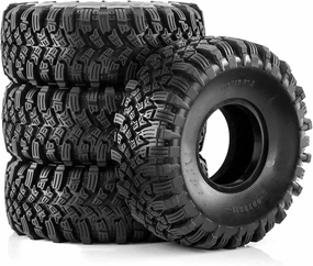 RC Car Accessories for Axial for Wraith for SCX10 Pro for Capra for Traxxas for TRX4 D90 115mm 1.9" Soft Rubber Tire Wheel Tyre 1/10 Modification RC Crawler Car Parts