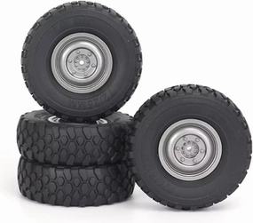 RC Car Accessories for WPL for C14 C24 C34 B14 B24 4pcs 72mm Soft Tire Wheel RC Car Upgrade Parts Accessories