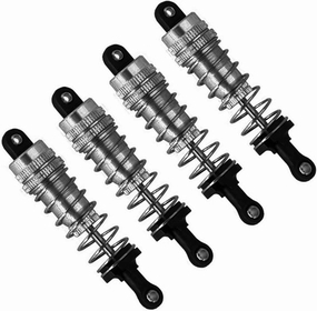 RC Shocks Damper Compatible with WLtoys 144001 4Pcs Metal Shock Absorber Damper Replacement Accessory 1/14 RC Drift for Racing Car Parts