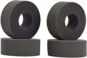 RC Wheel Tire Compatible with 1/10 RC Cars Upgrade Part Accessory Crawler 125-130mm Diameter 2.2 Inch Tires 4 Pcs Tire Soft Sponge Foam