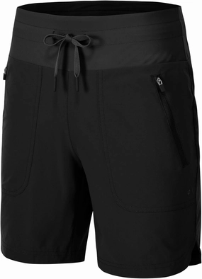 Rdruko Women's Swim Board Shorts with Liner 7" High Waisted UPF 50  Beach Trunks Shorts