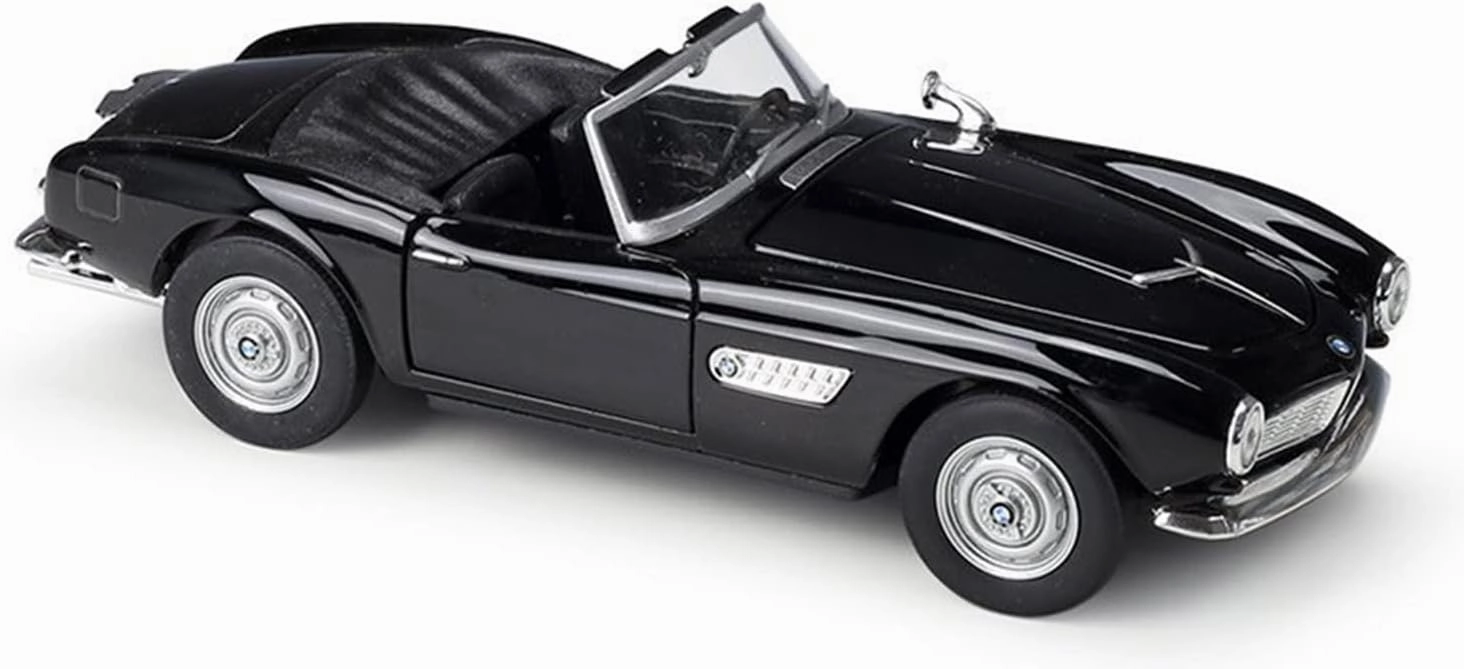 Resin Car Vehicle Model Fit for BMW 507 1 24 Soft Top Convertible Alloy Die-cast Classic Car Model Decoration Collection Gift Festive Deluxe Gift(C)