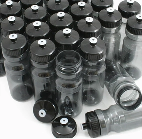Rolling Sands BPA-Free 24 Ounce Water Bottles, Bulk 100 Pack, Made in USA