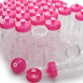 Rolling Sands BPA-Free 24 Ounce Water Bottles, Bulk 100 Pack, Made in USA