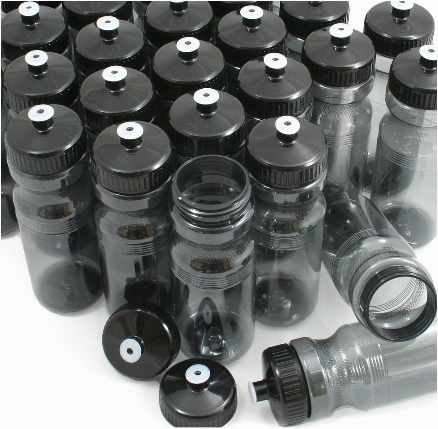 Rolling Sands BPA-Free 24 Ounce Water Bottles, Bulk 100 Pack, Made in USA