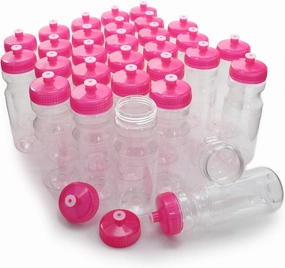 Rolling Sands BPA-Free 24 Ounce Water Bottles, Bulk 30 Pack, Made in USA