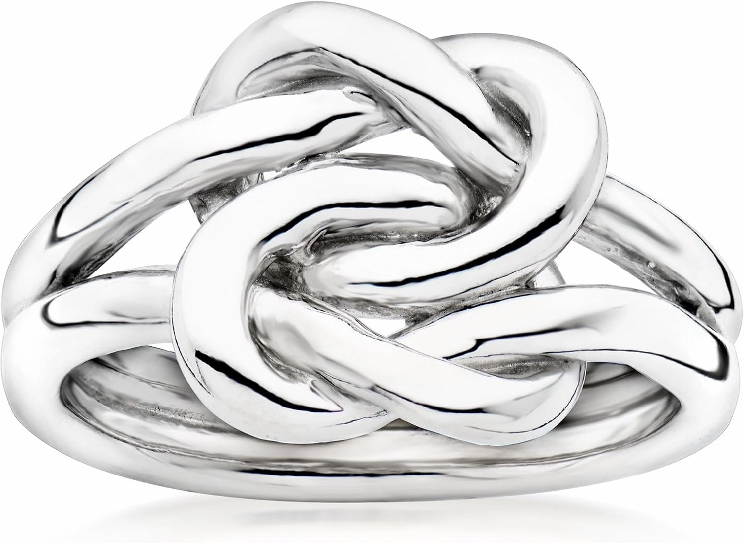 Ross-Simons Italian Sterling Silver Double Love Knot Ring