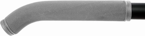 RSI Racing 7/8" Universal Rubber Grip 7" Long Snowmobile/ATV/Bicycle/Scooter for Outdoor Recreation- Gray