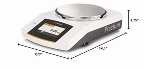Sartorius Corporation Practum3102-1S Practum Toploading Balance, 3100 x 0.01 g