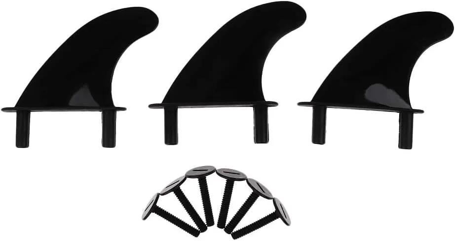 SBS Soft Top Surfboard Fin Set of 3