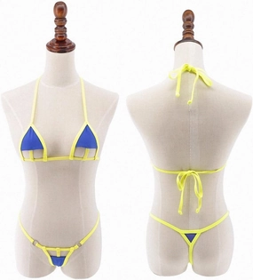 Scrunch Butt Micro G-String Bikini Thong Swimsuit Sunbathing Bathing Suit