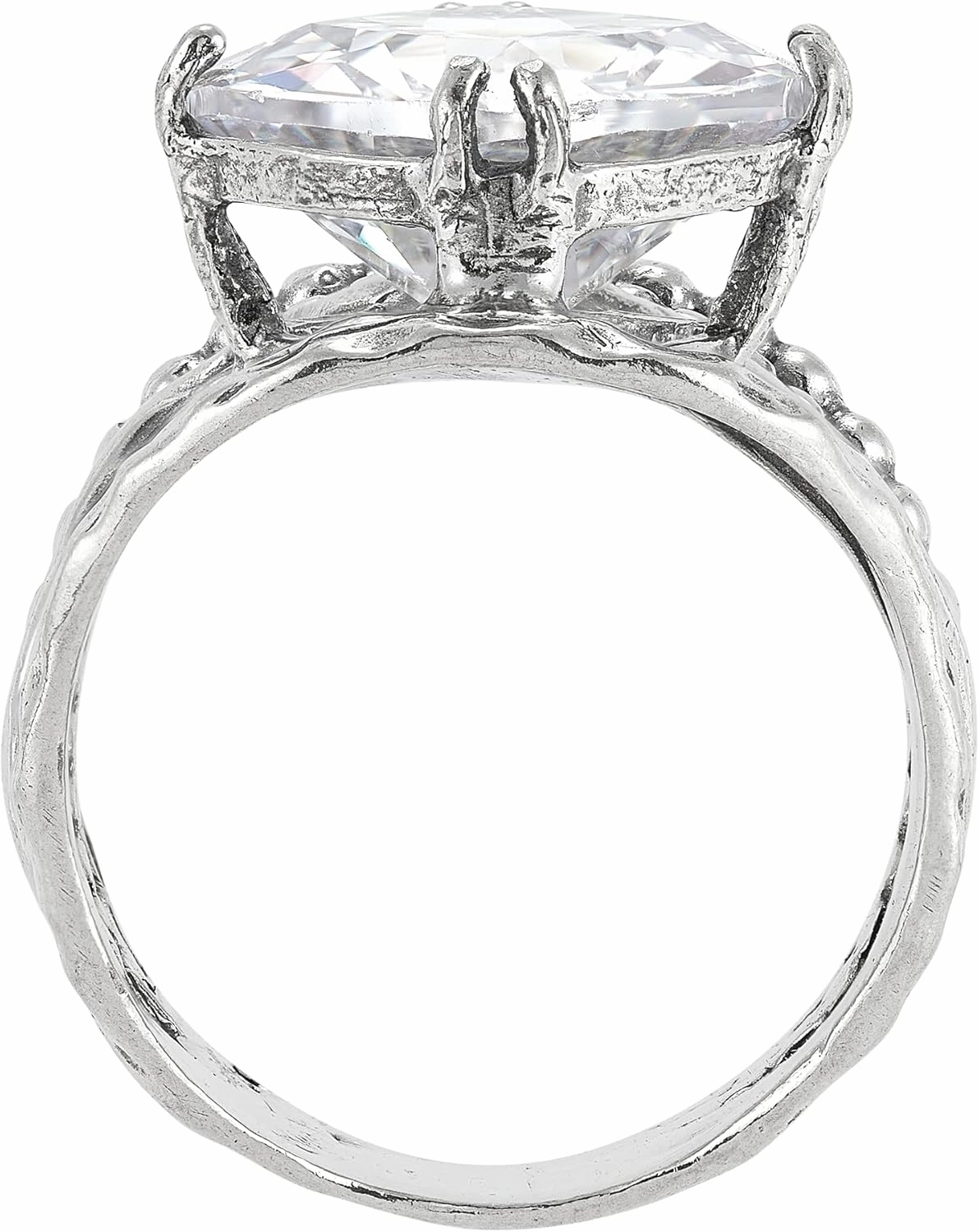 Silpada 'Full of Charm' Sterling Silver Cubic Zirconia Ring