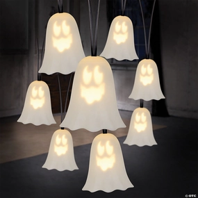 Singing Ghosts EmoteGlow White Light String Halloween Decoration