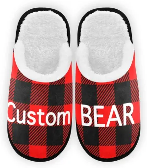 Slippers Soft Memory Foam Non-Slip Indoor House Slippers Home Shoes for Bedroom Hotel Travel Spa