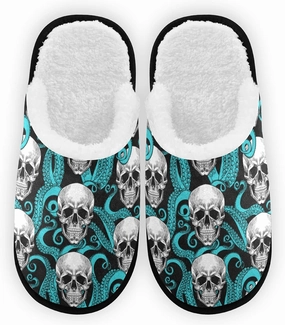 Slippers Soft Memory Foam Non-Slip Indoor House Slippers Home Shoes for Bedroom Hotel Travel Spa
