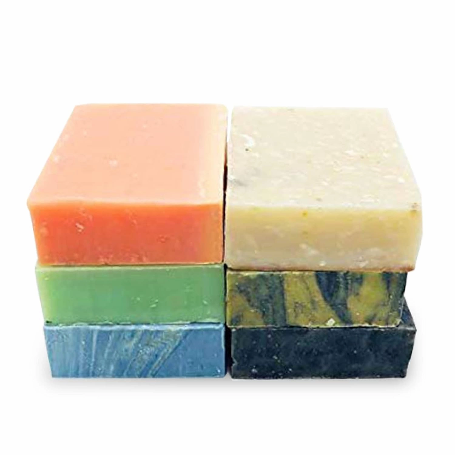 Soap Bar Set, Cold Process Method, Long-Lasting, Handmade, Sulfate-Free, Natural Luxury Soaps, Essential Oils, Travel Soaps, Gift Set, Assorted Scents, 6 Bars of Soap