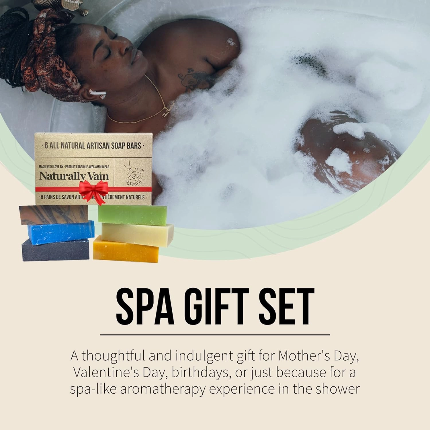 Soap Bar Set, Cold Process Method, Long-Lasting, Handmade, Sulfate-Free, Natural Luxury Soaps, Essential Oils, Travel Soaps, Gift Set, Assorted Scents, 6 Bars of Soap
